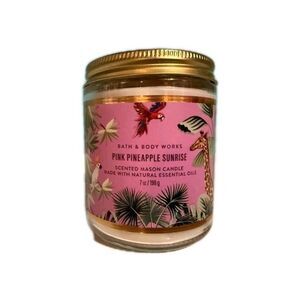 Pink Pineapple Sunrise Candle Bath & Body Works Single Wick Jar 7 oz Soy